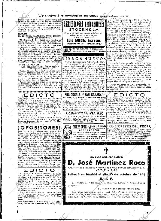 ABC MADRID 03-11-1949 página 30