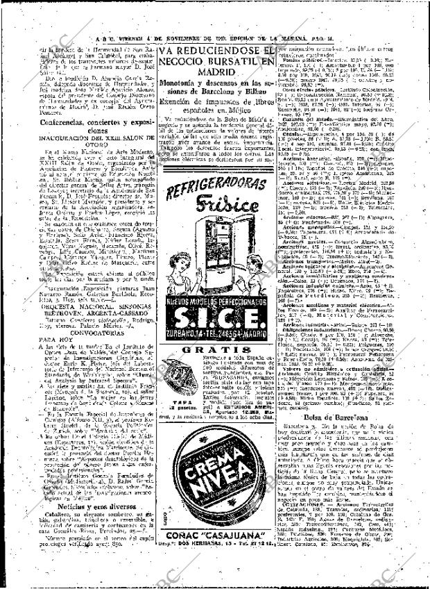 ABC MADRID 04-11-1949 página 14