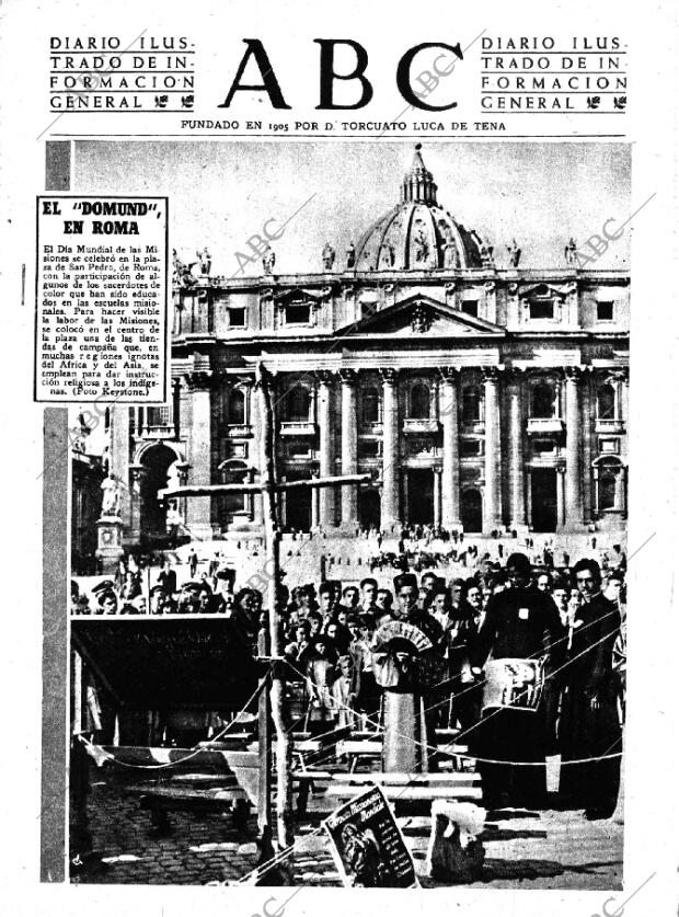ABC MADRID 05-11-1949 página 1