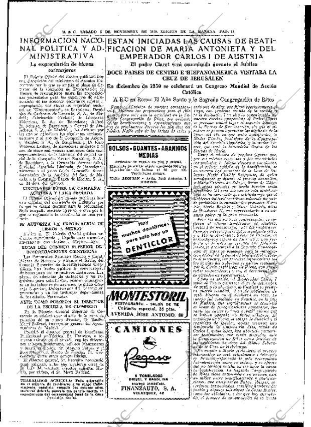 ABC MADRID 05-11-1949 página 13