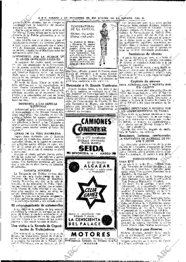 ABC MADRID 05-11-1949 página 16