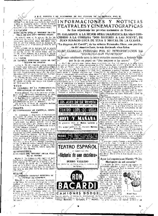 ABC MADRID 05-11-1949 página 21