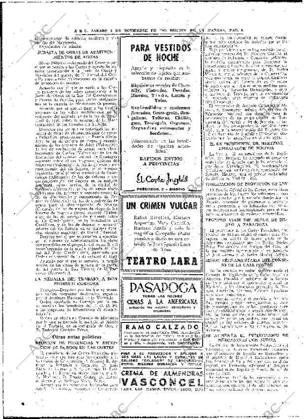 ABC MADRID 05-11-1949 página 8