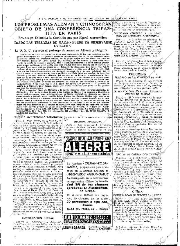ABC MADRID 05-11-1949 página 9