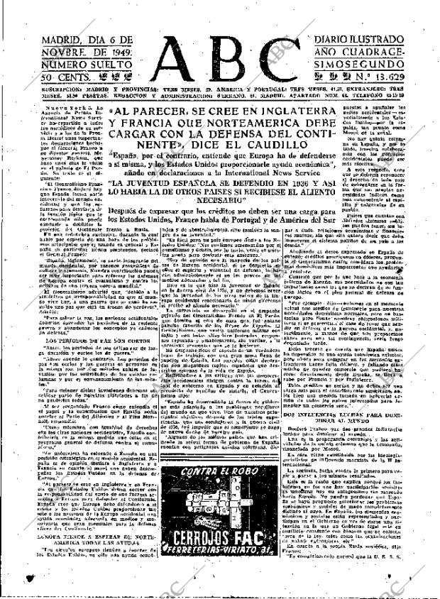 ABC MADRID 06-11-1949 página 15