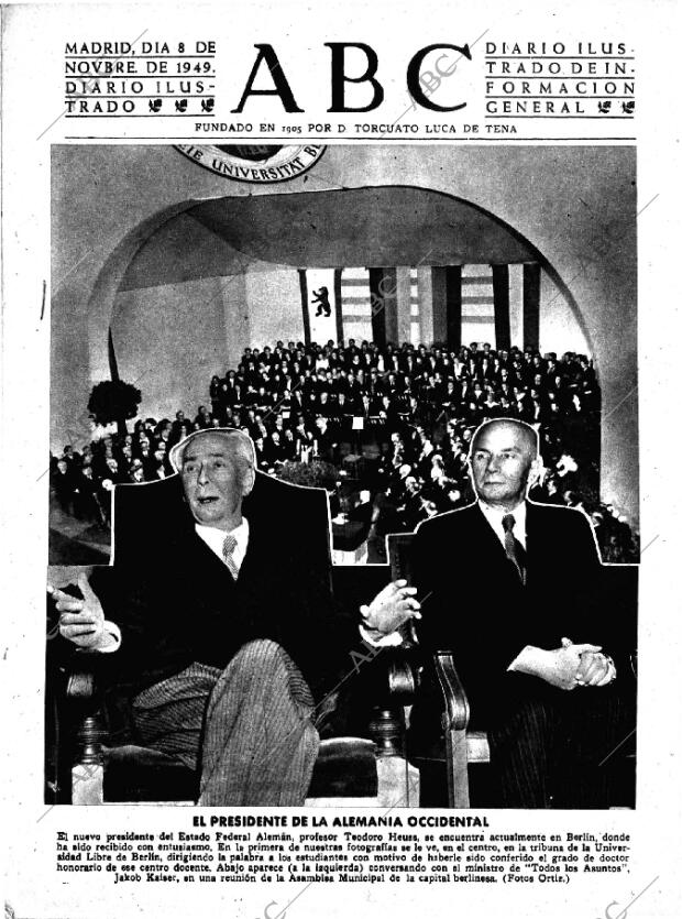 ABC MADRID 08-11-1949 página 1