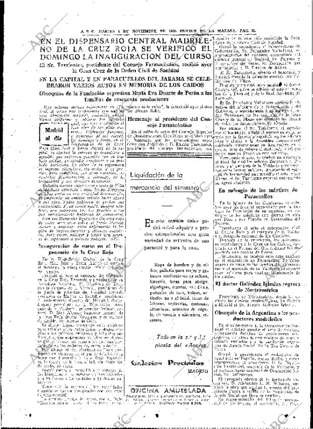 ABC MADRID 08-11-1949 página 23