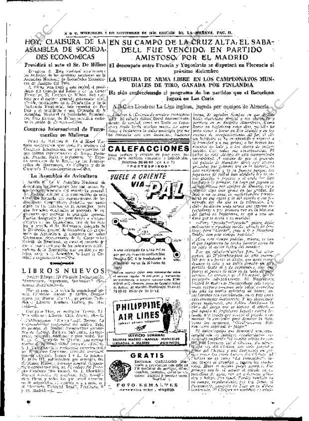 ABC MADRID 09-11-1949 página 21