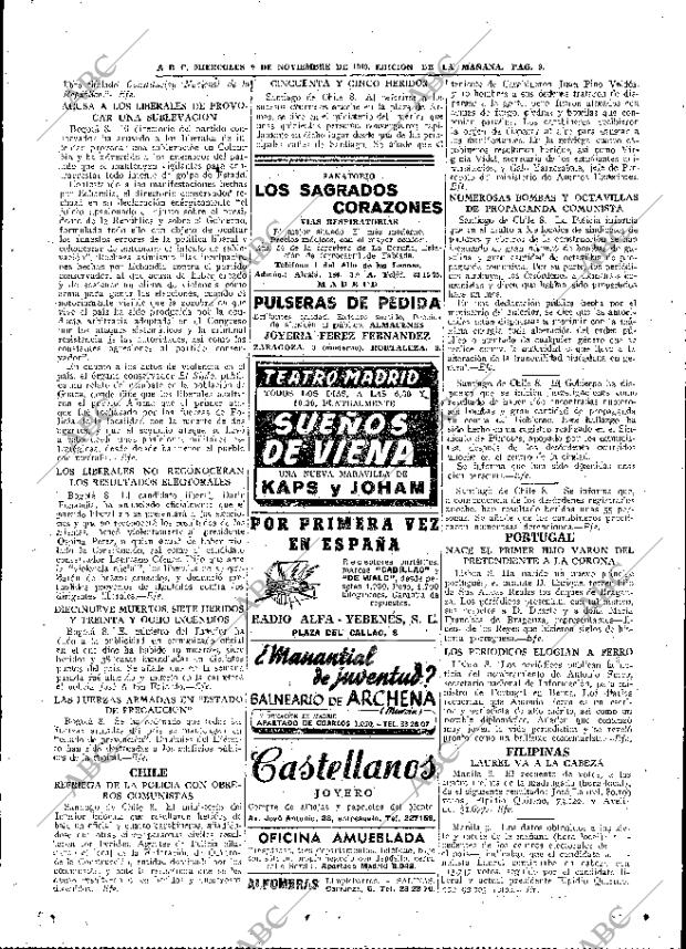 ABC MADRID 09-11-1949 página 9