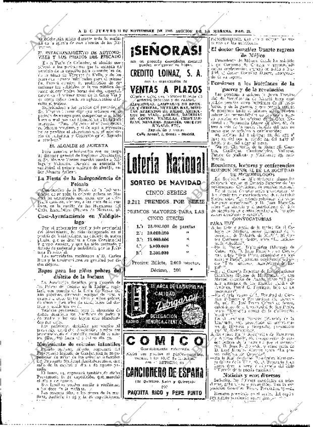 ABC MADRID 10-11-1949 página 22