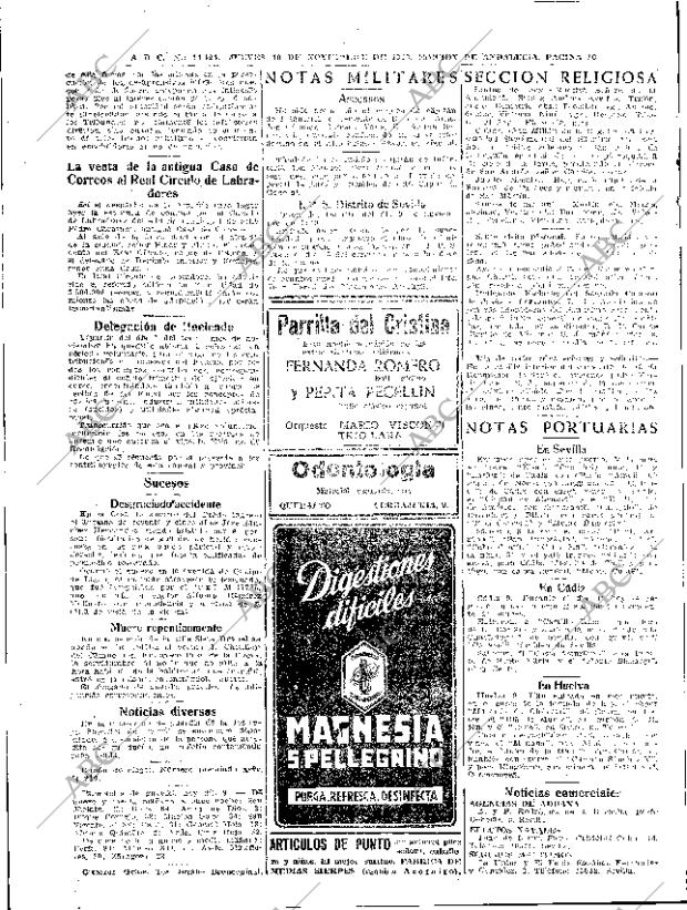 ABC SEVILLA 10-11-1949 página 10