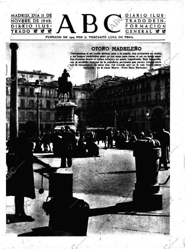 ABC MADRID 11-11-1949 página 1