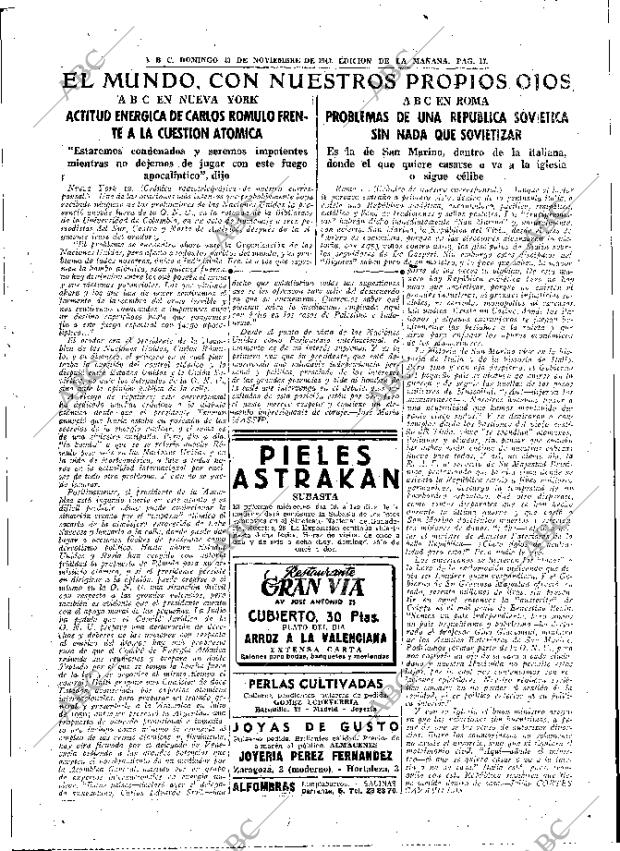 ABC MADRID 13-11-1949 página 17