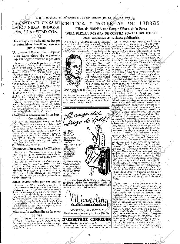 ABC MADRID 13-11-1949 página 25