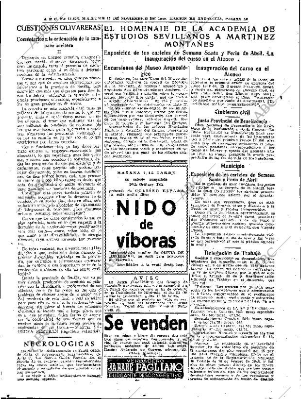 ABC SEVILLA 15-11-1949 página 13