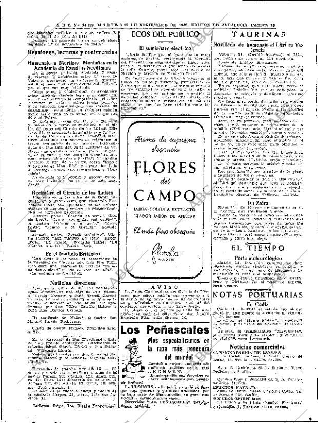 ABC SEVILLA 15-11-1949 página 14