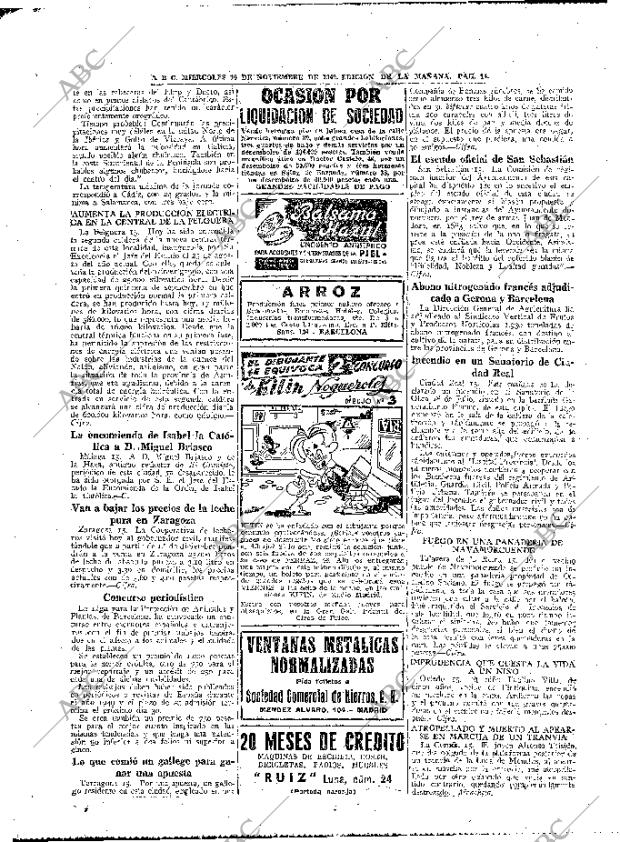 ABC MADRID 16-11-1949 página 14