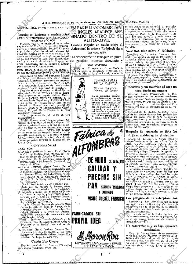 ABC MADRID 16-11-1949 página 16