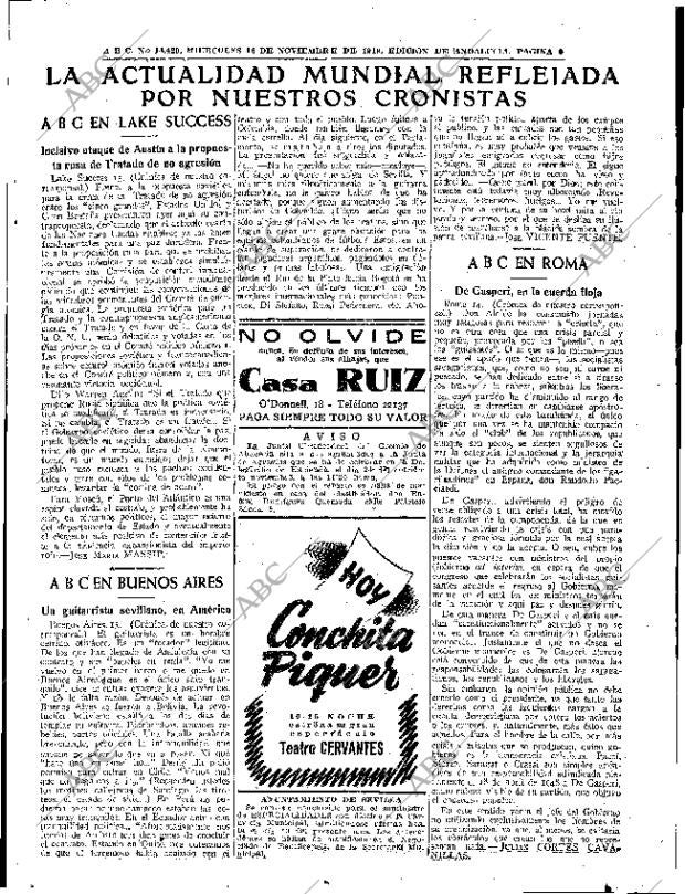 ABC SEVILLA 16-11-1949 página 9