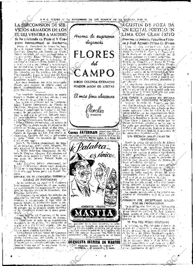 ABC MADRID 17-11-1949 página 18