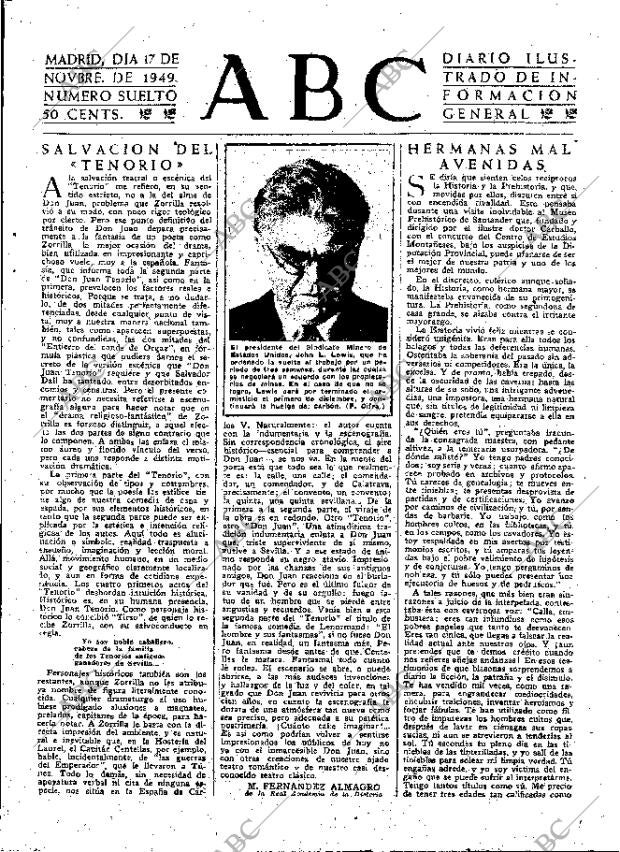 ABC MADRID 17-11-1949 página 3