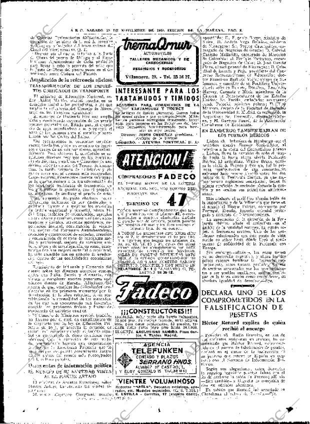 ABC MADRID 19-11-1949 página 8