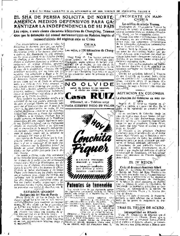 ABC SEVILLA 19-11-1949 página 5