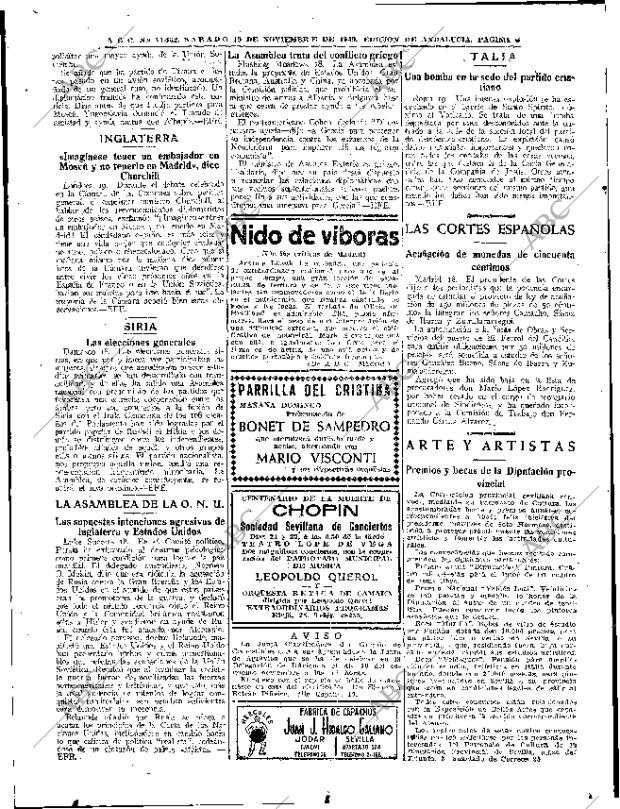 ABC SEVILLA 19-11-1949 página 6
