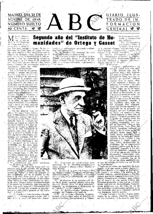 ABC MADRID 22-11-1949 página 3