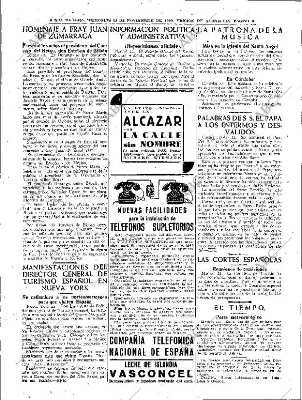 ABC SEVILLA 23-11-1949 página 6