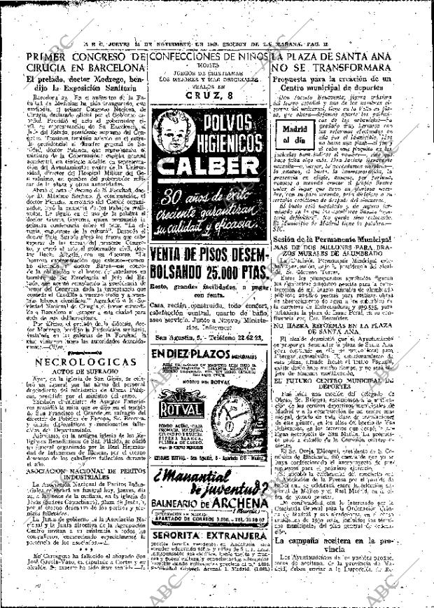ABC MADRID 24-11-1949 página 12