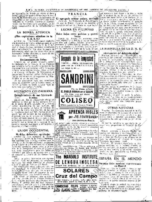 ABC SEVILLA 24-11-1949 página 6