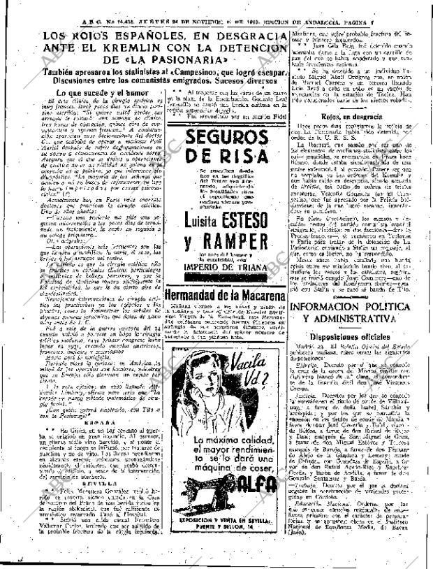 ABC SEVILLA 24-11-1949 página 7