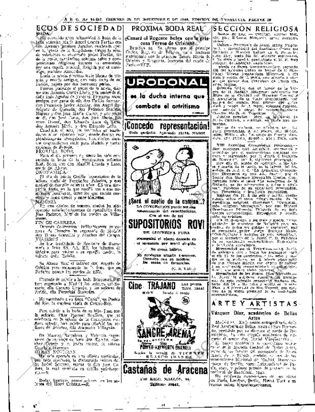 ABC SEVILLA 25-11-1949 página 10