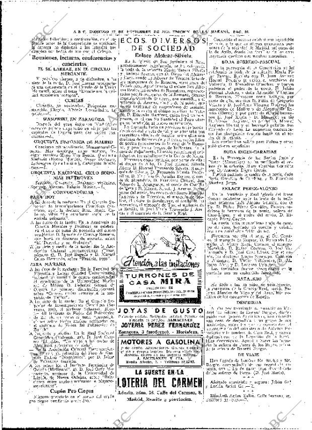 ABC MADRID 27-11-1949 página 20