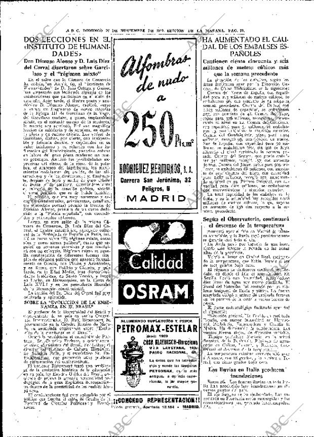 ABC MADRID 27-11-1949 página 22