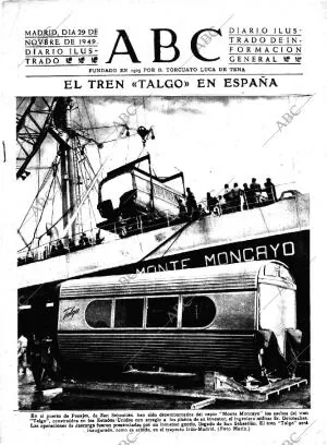 ABC MADRID 29-11-1949 página 1