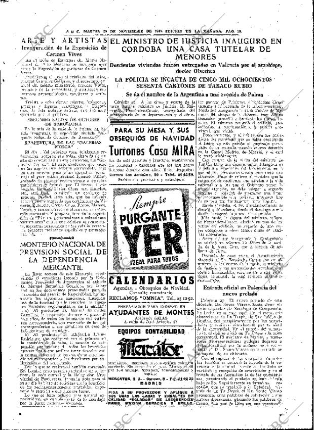 ABC MADRID 29-11-1949 página 19