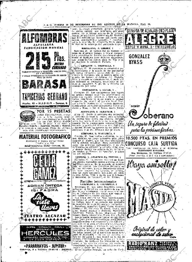 ABC MADRID 29-11-1949 página 28