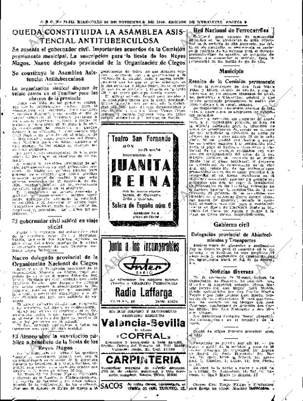 ABC SEVILLA 30-11-1949 página 9