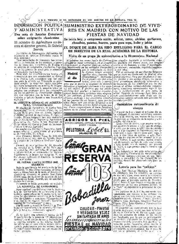 ABC MADRID 16-12-1949 página 21
