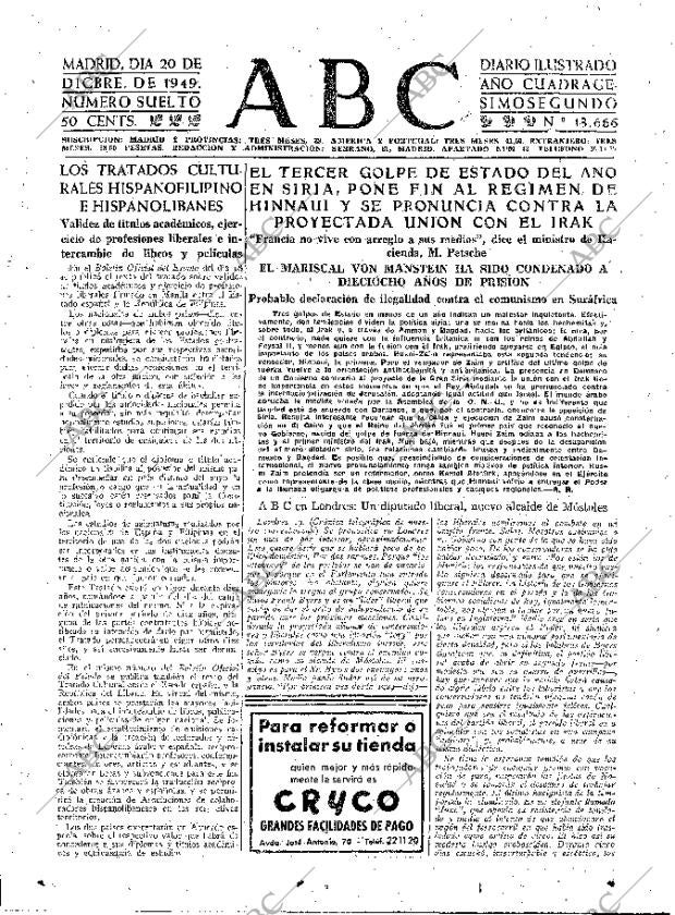 ABC MADRID 20-12-1949 página 15