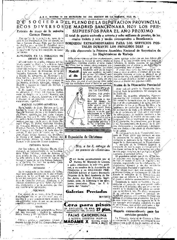 ABC MADRID 20-12-1949 página 21