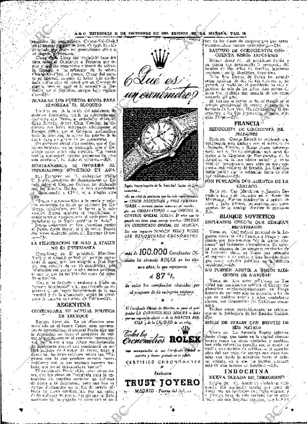 ABC MADRID 21-12-1949 página 16