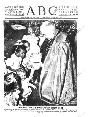 ABC MADRID 22-12-1949 página 1