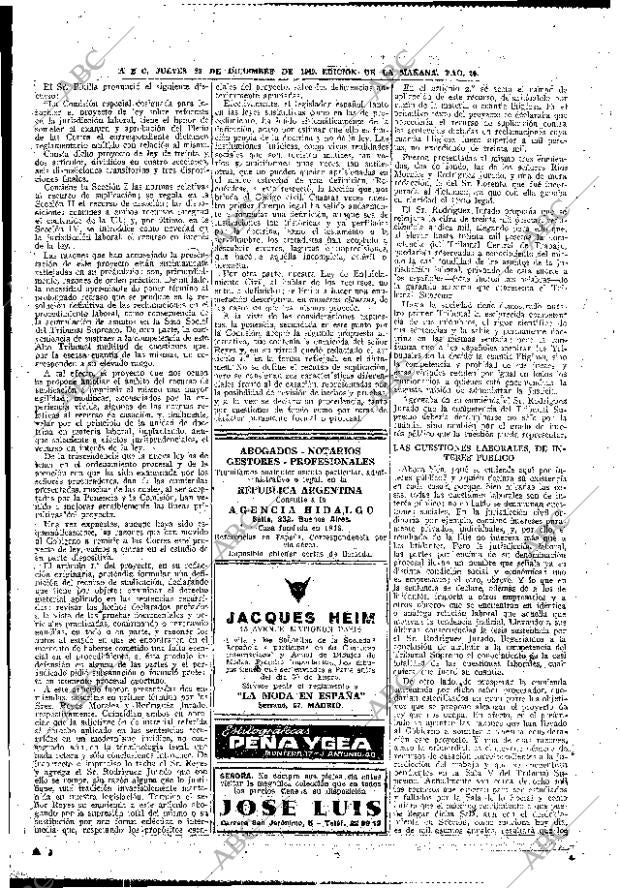 ABC MADRID 22-12-1949 página 20