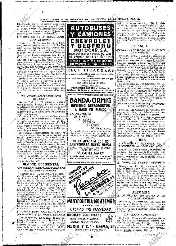ABC MADRID 22-12-1949 página 28