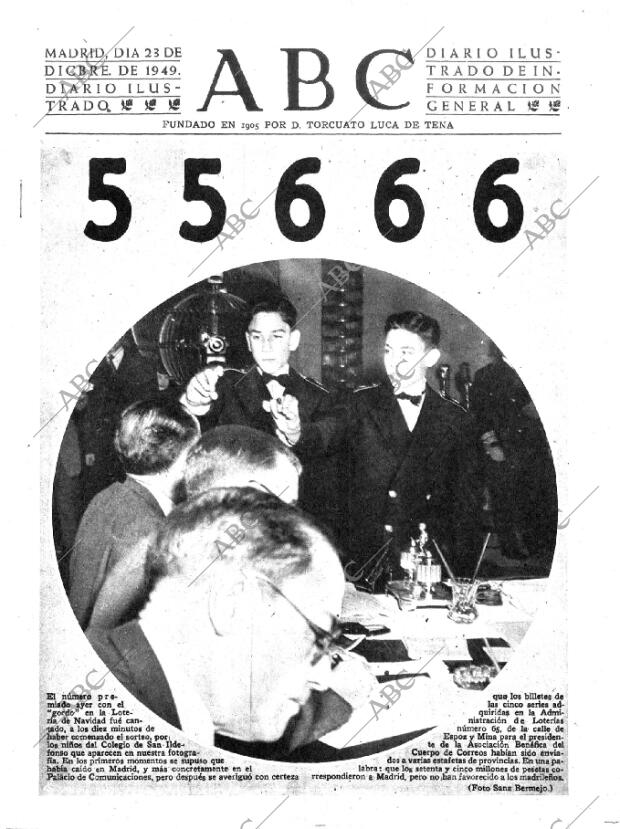 ABC MADRID 23-12-1949 página 1