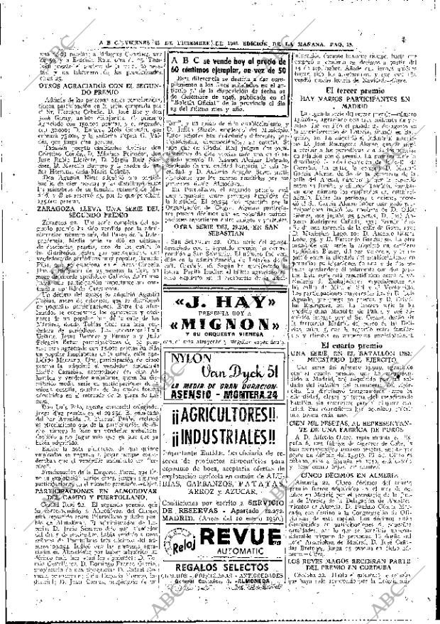 ABC MADRID 23-12-1949 página 19