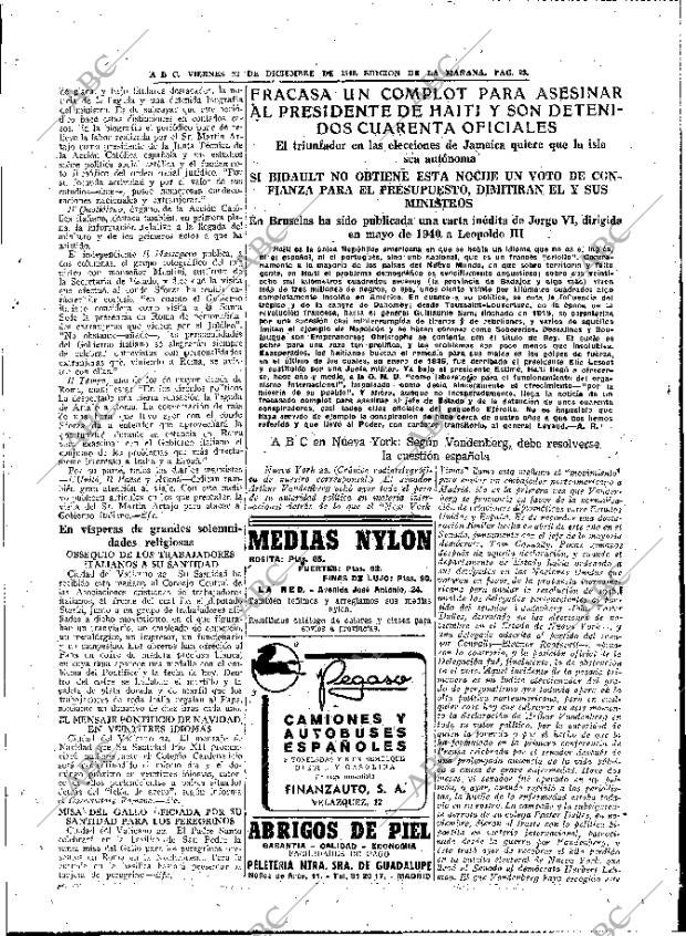 ABC MADRID 23-12-1949 página 23